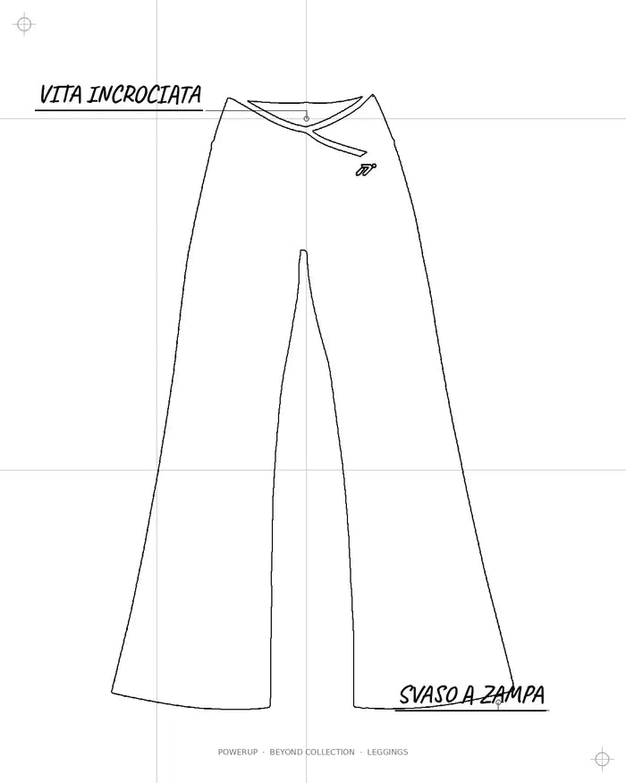 Design tecnico POWERUP BEYOND Leggings